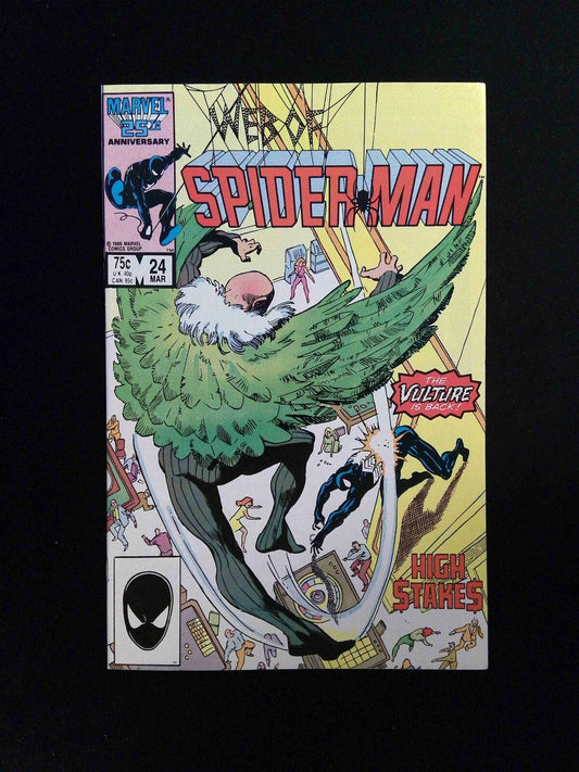 Web Of Spider-Man #24  Marvel Comics 1987 NM-