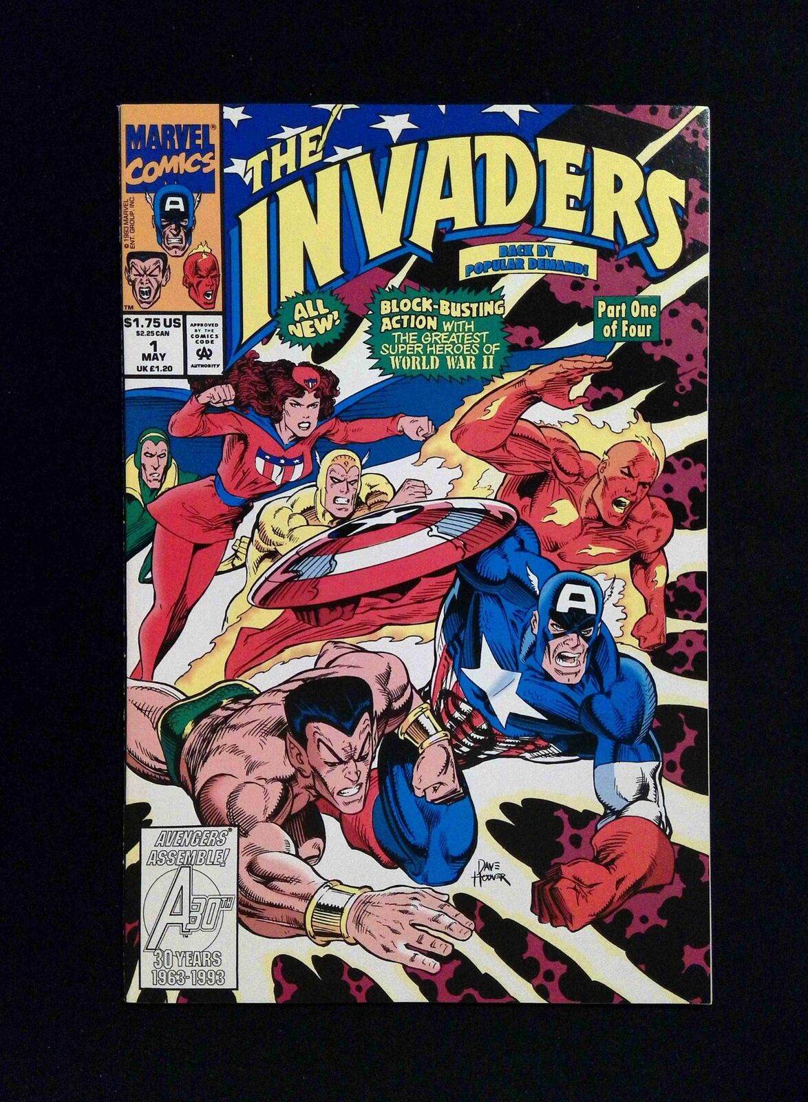 Invaders #1 (2ND SERIES) MARVEL Comics 1993 VF/NM