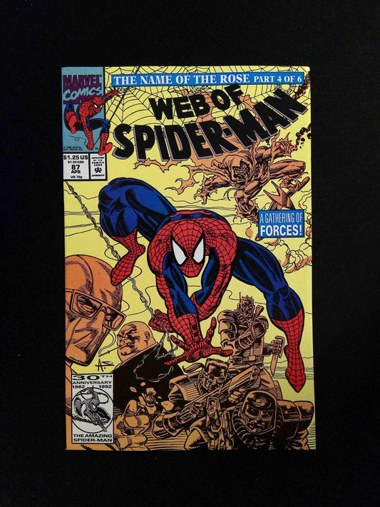 Web Of Spider-Man #87  Marvel Comics 1992 VF+