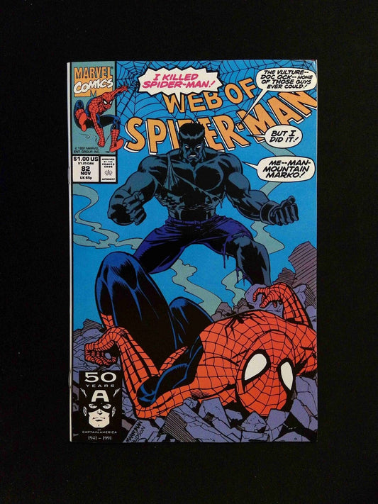 Web Of Spider-Man #82  Marvel Comics 1991 VF+