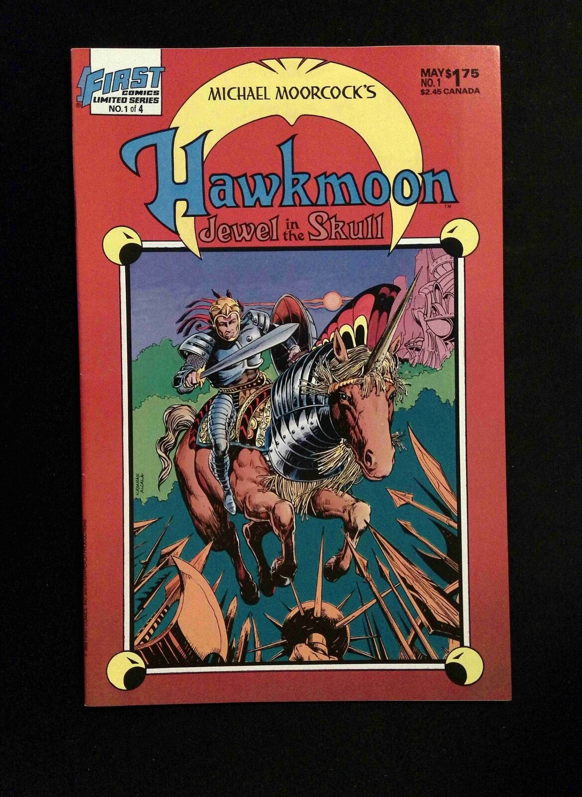 Hawkmoon the  Jewel in the Skull #1  FIRST PUBLISHING Comics 1986 VF+