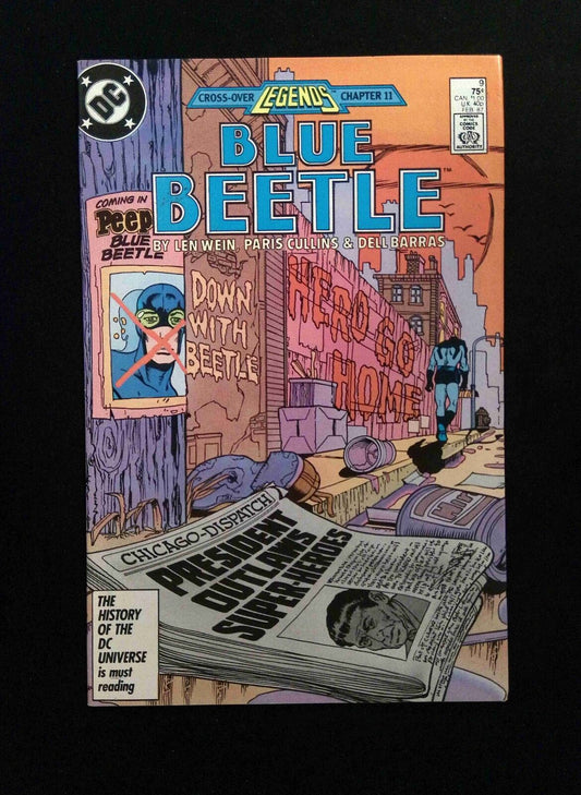 Blue Beetle #9  DC Comics 1987 VF