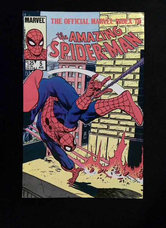 Official Marvel Index to Amazing Spider-Man #5  MARVEL Comics 1985 VF