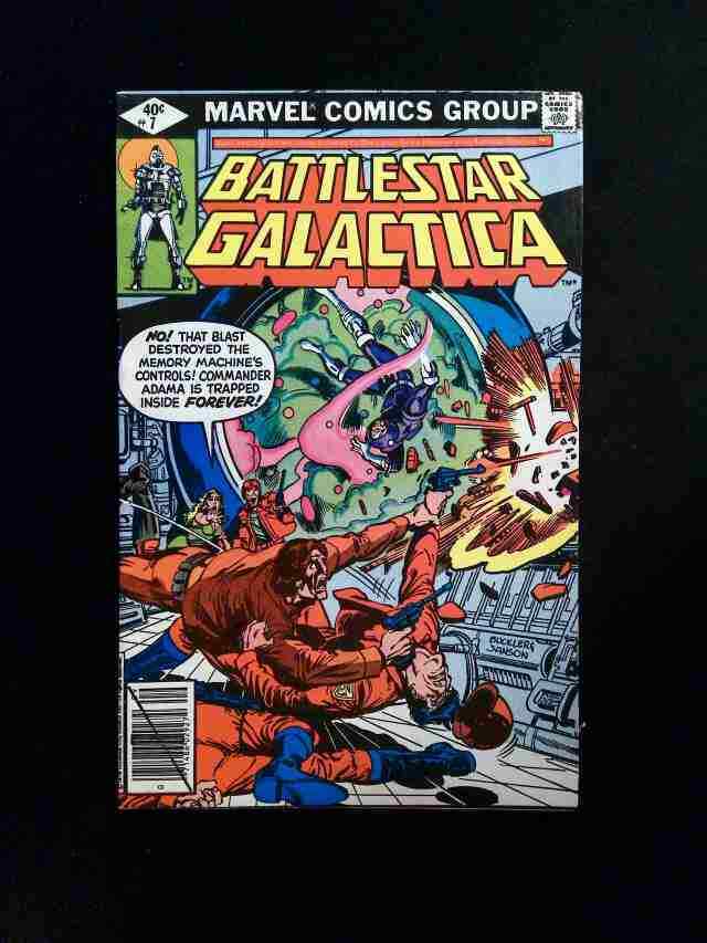 Battlestar Galactica #7  MARVEL Comics 1979 FN- NEWSSTAND WHITMAN VARIANT