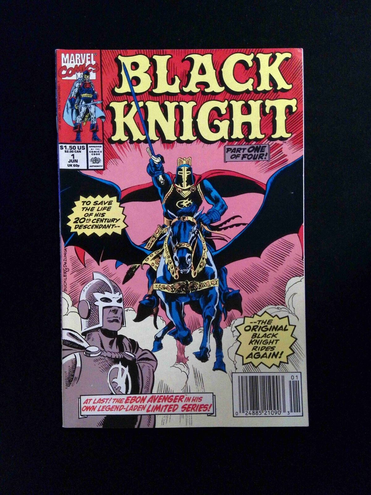 Black Knight #1  MARVEL Comics 1990 VF/NM NEWSSTAND