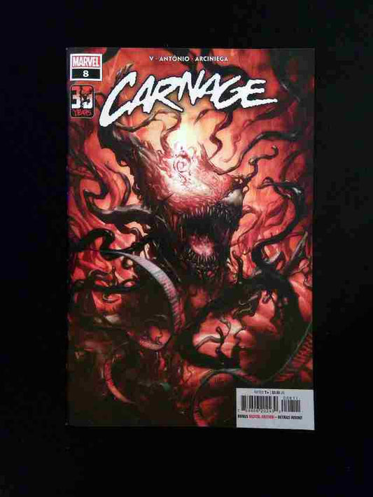 Carnage #8  MARVEL Comics 2023 VF/NM  KUNKKA VARIANT