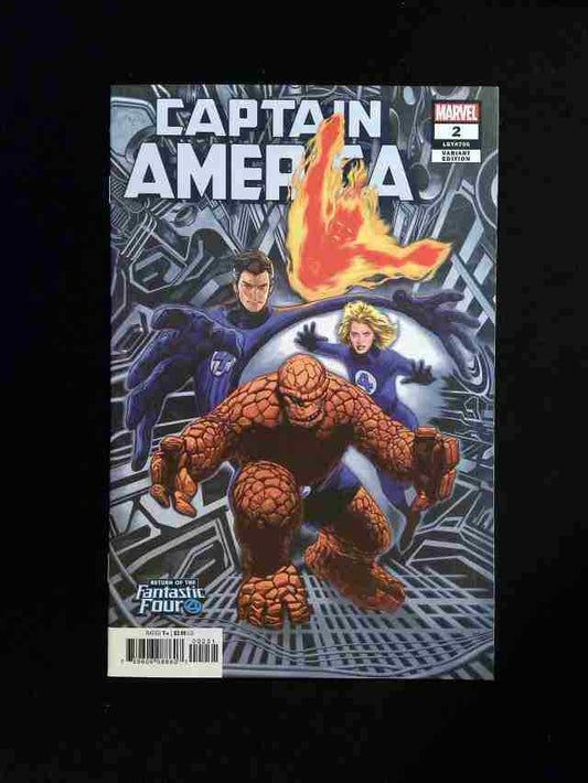 Captain America  #2E (9TH SERIES) MARVEL Comics 2018 NM-  CHAREST VARIANT