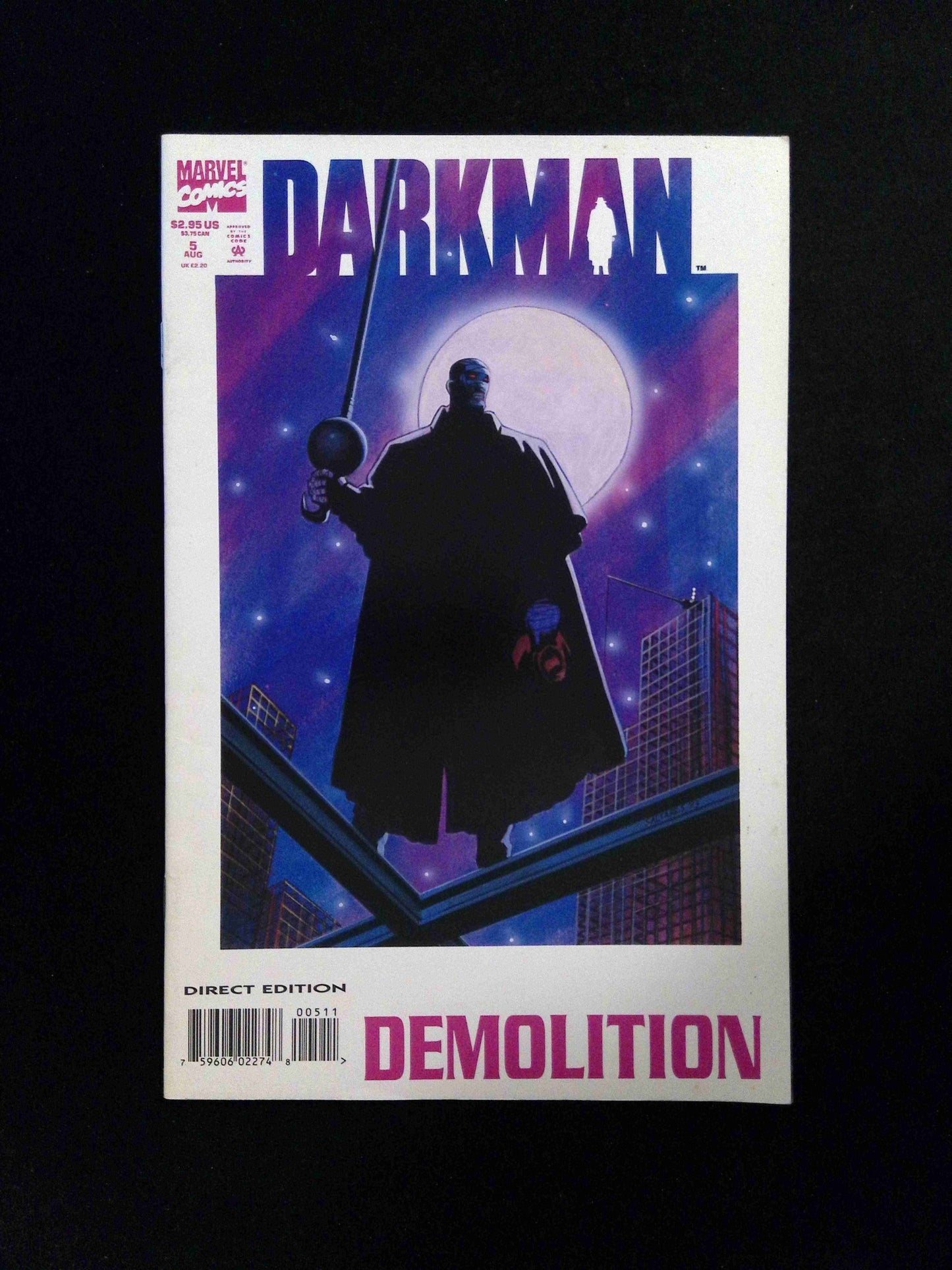 Darkman #5  MARVEL Comics 1993 FN/VF