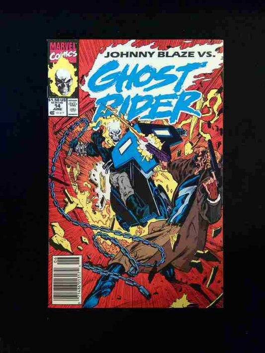 Ghost Rider  #14 (2ND SERIES) MARVEL Comics 1991 NM- NEWSSTAND