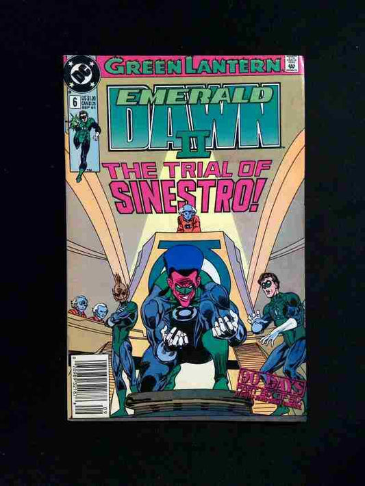 Green Lantern Emerald Dawn II #6  dc Comics 1991 VF- NEWSSTAND