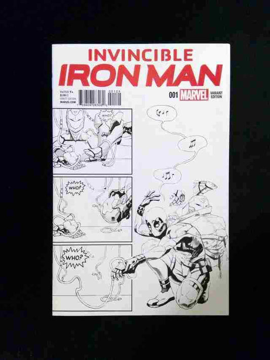 Invincible Iron Man #1  MARVEL Comics 2015 VF/NM  VARIANT COVER