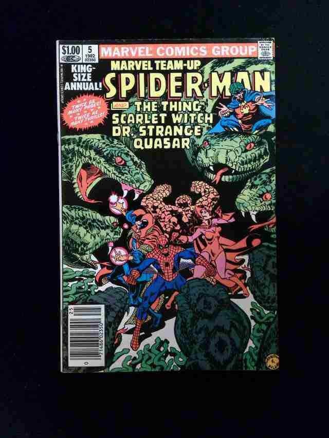 Marvel Team-Up Annual #5  MARVEL Comics 1982 FN+ NEWSSTAND