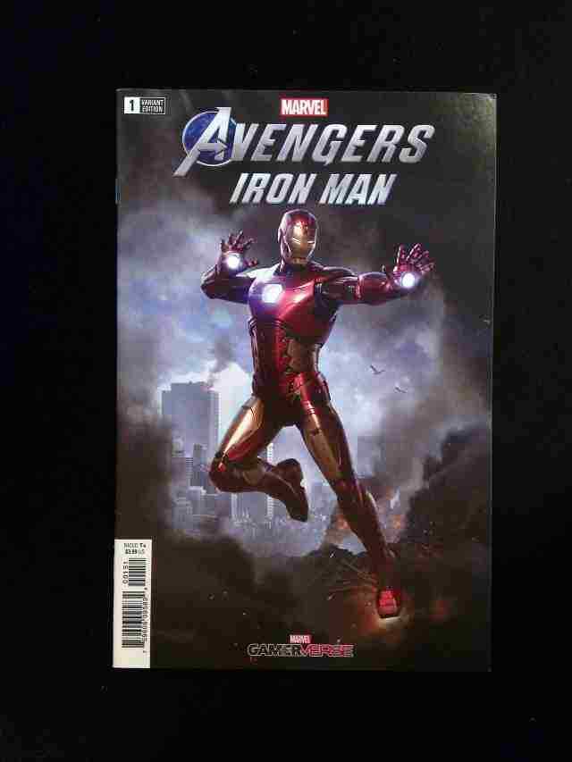 Marvel's Avengers Iron Man #1E  MARVEL Comics 2020 VF+   VARIANT  COVER