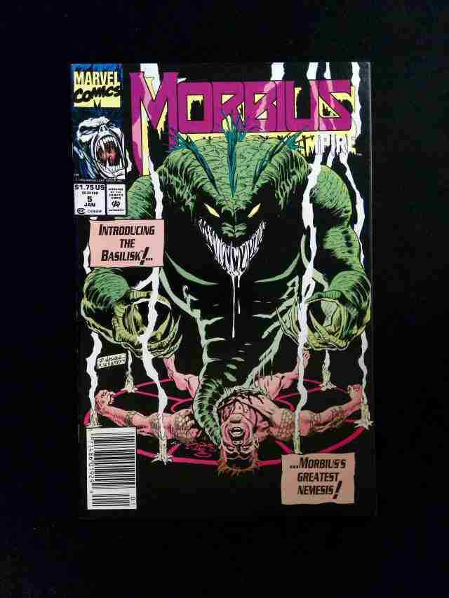 Morbius The Living Vampire #5  MARVEL Comics 1993 VF NEWSSTAND