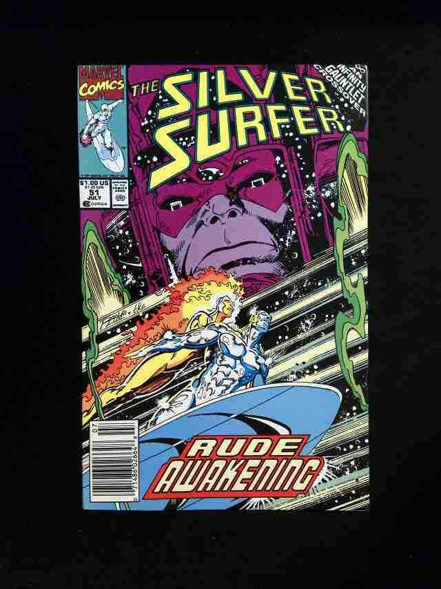 Silver Surfer #51 (2ND SERIES) MARVEL Comics 1991 VF NEWSSTAND