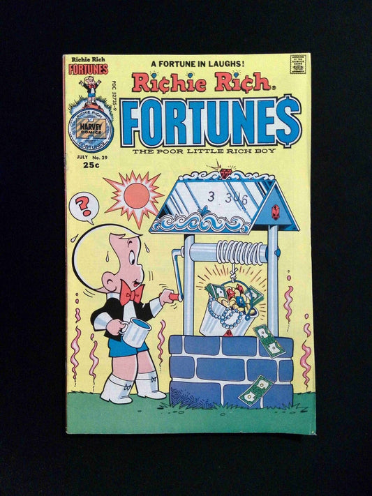 Richie Rich Fortune #29  HARVEY Comics 1976 FN