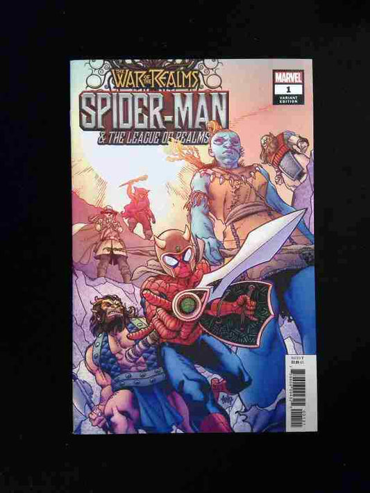 War of the Realms Spider-Man and the League of the Realms #1B MARVEL 2019 VF/NM