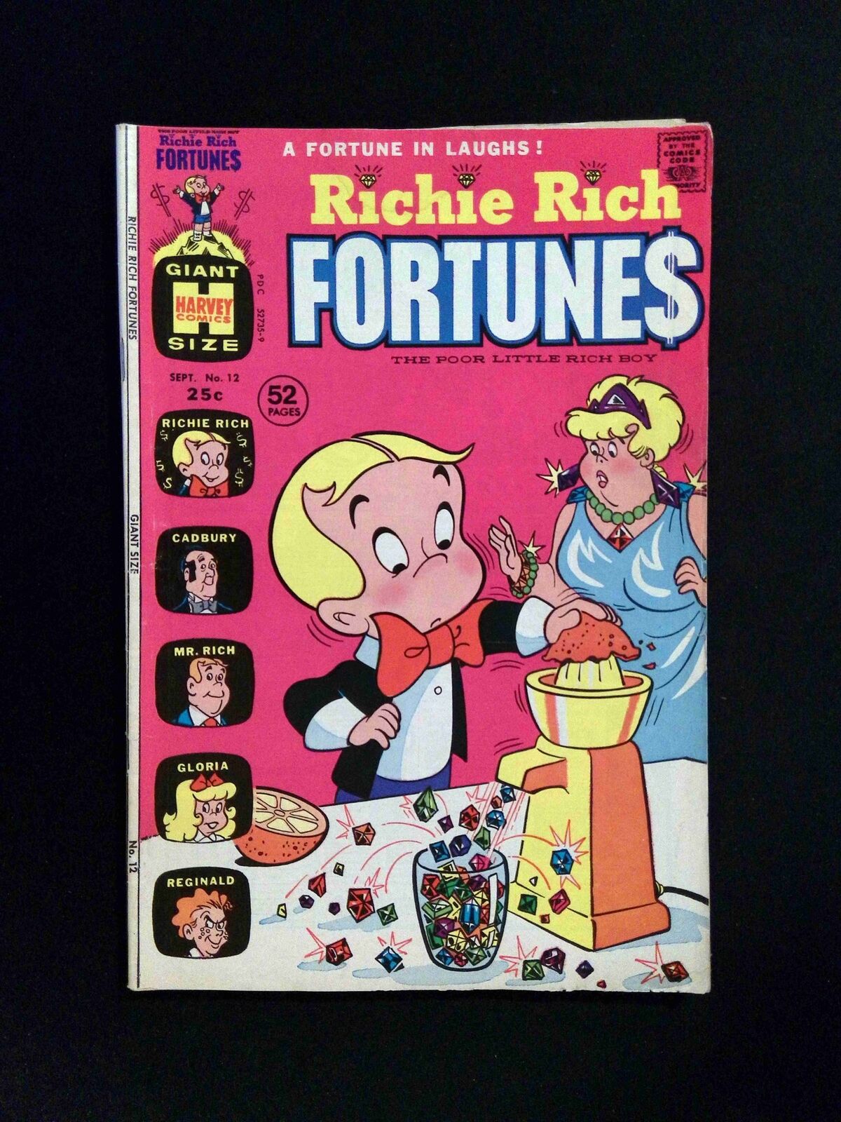 Richie Rich Fortune #12  HARVEY Comics 1973 VG/FN