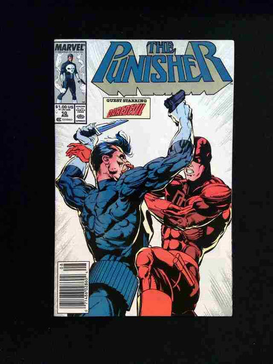 Punisher #10 (2ND SERIES) MARVEL Comics 1988 VF- NEWSSTAND