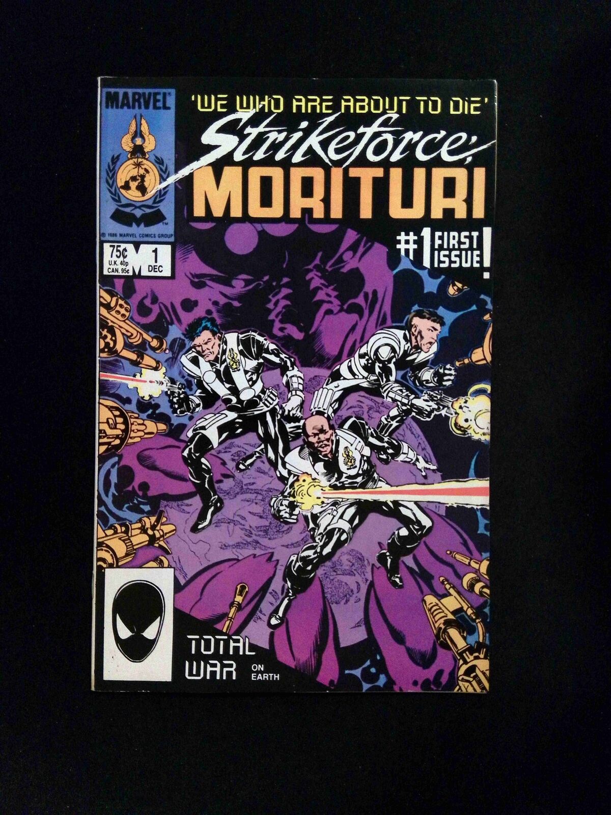 Strikeforce Morituri #1  MARVEL Comics 1986 FN/VF