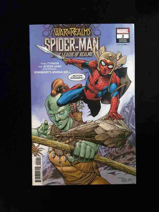 War of the Realms Spider-Man and the League of the Realms #2B MARVEL 2019 VF/NM