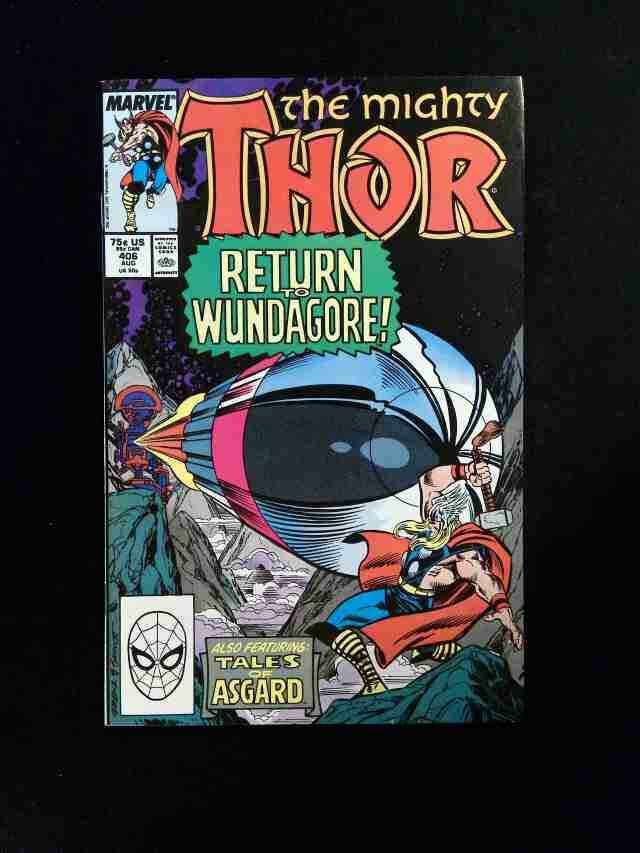 Thor #406  MARVEL Comics 1989 VF