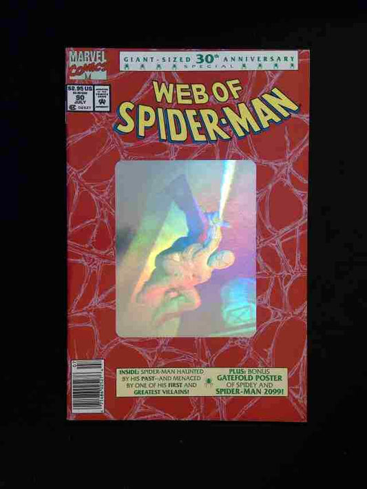 Web of Spider-Man #90D  MARVEL Comics 1992 NM NEWSSTAND  VARIANT  COVER