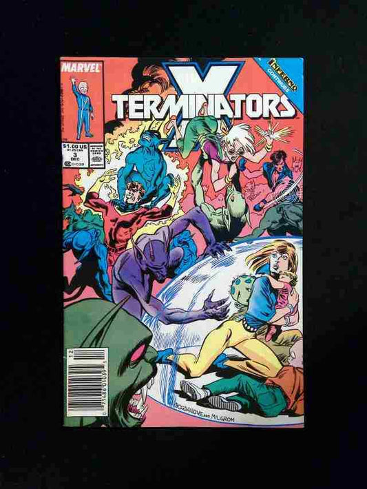 X Terminators #3  MARVEL Comics 1988 FN/VF NEWSSTAND