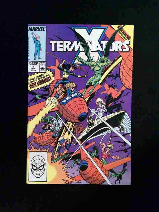 X Terminators #4  MARVEL Comics 1989 VF