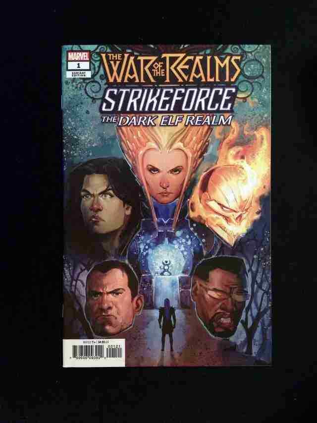 War of the Realms Strikeforce The Dark Elf Realm #1B MARVEL 2019 VF/NM VARIANT