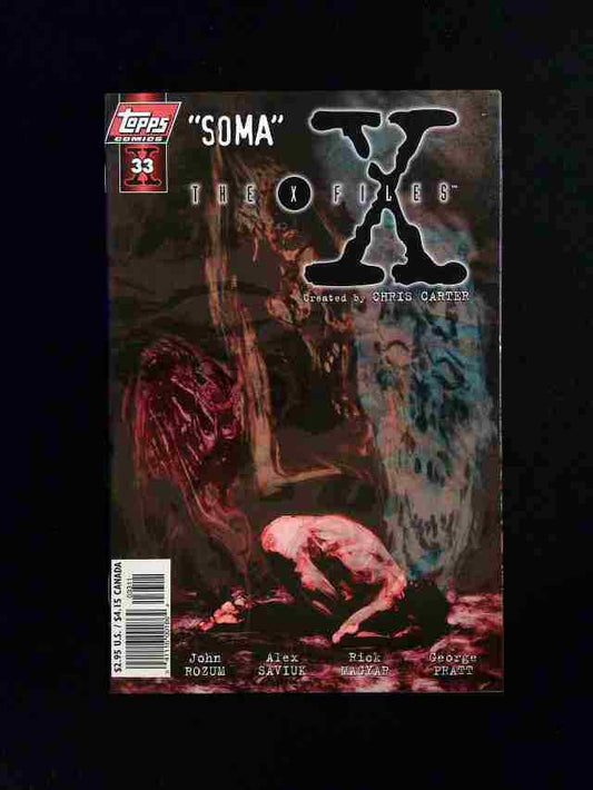 X-Files  #33B  TOPPS Comics 1997 NM  PRATT "SOMA" VARIANT