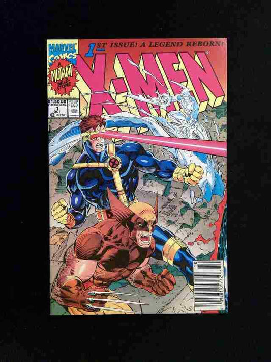 X-Men #1C  MARVEL Comics 1991 VF/NM NEWSSTAND VARIANT COVER