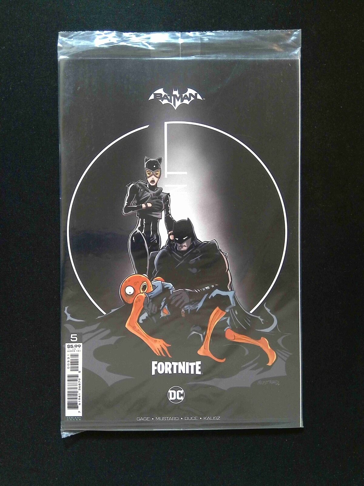 Batman Fortnite Zero Point #5C  DC Comics 2021 NM  Mustard Variant