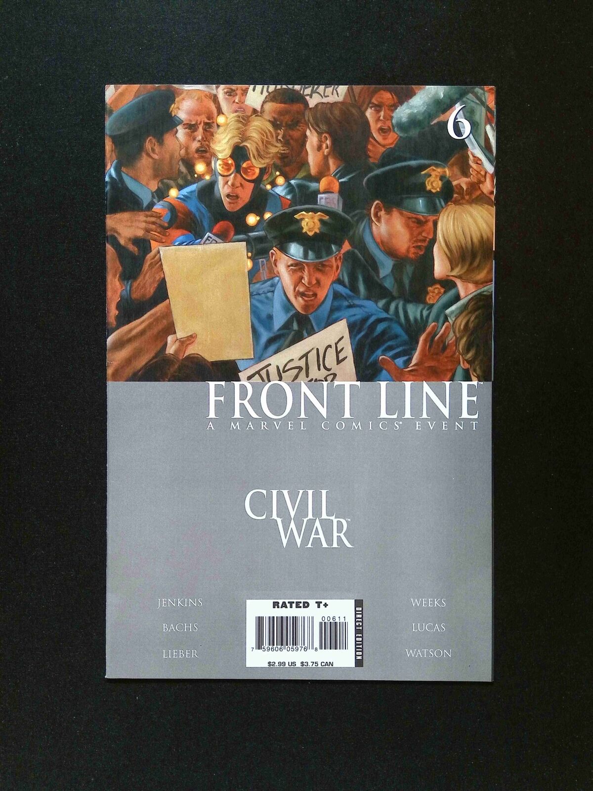 Civil War Front Line #6  MARVEL Comics 2006 VF+