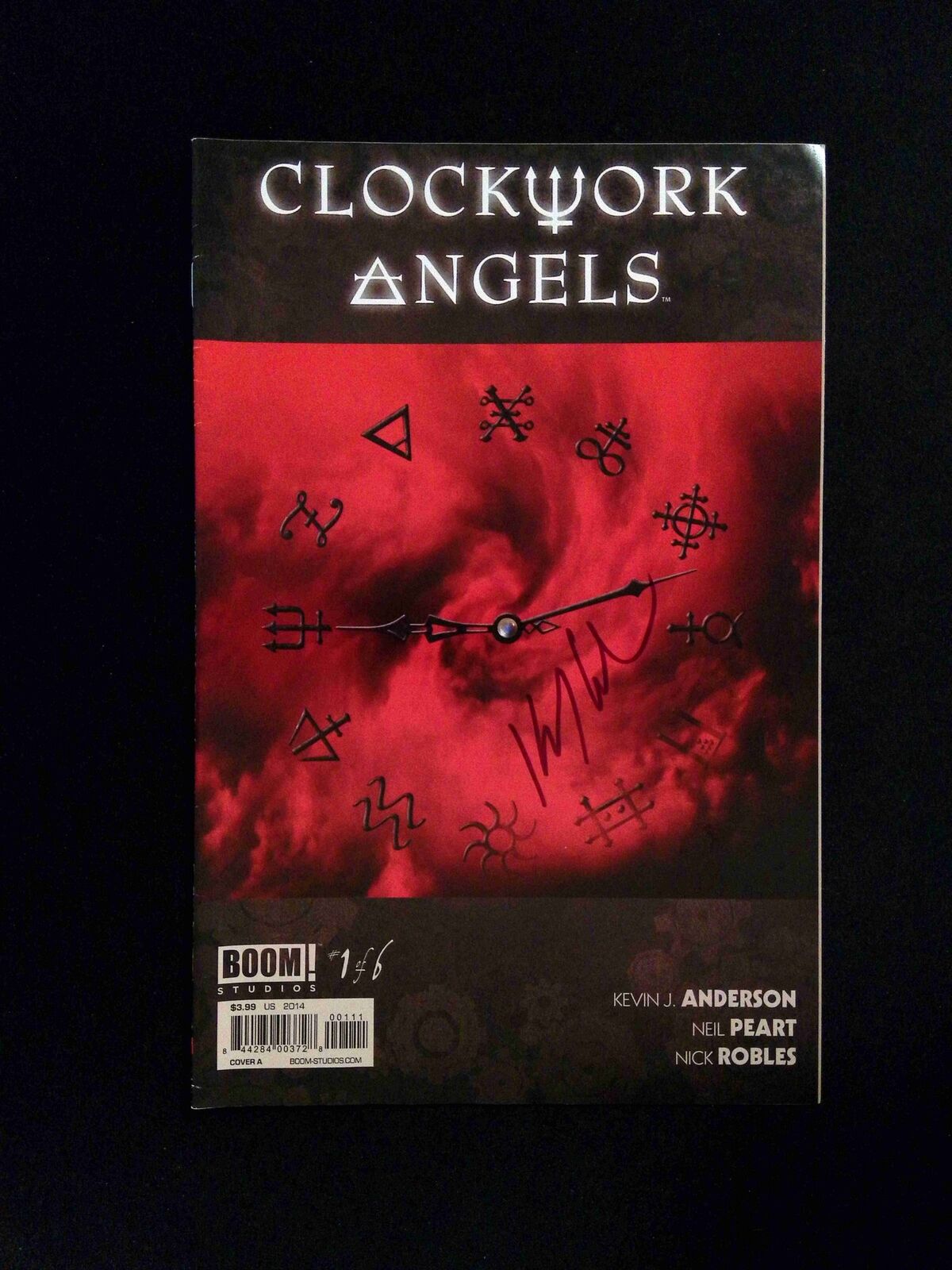 Clockwork Angels #1  Boom Comics 2014 VF  SIGNED BY KEVIN J ANDERSON