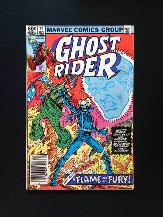 Ghost Rider  #72  MARVEL Comics 1982 FN/VF NEWSSTAND