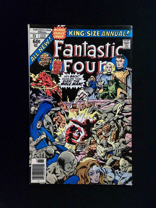 Fantastic Four Annual #13  Marvel Comics 1978 FN+ Newsstand