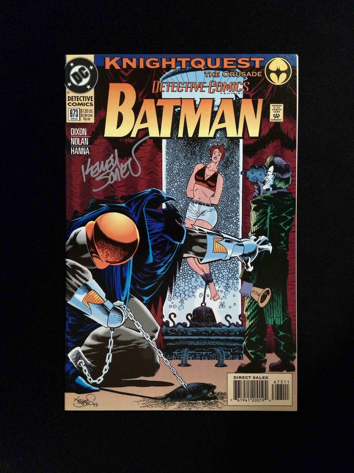 Detective Comics #673  DC Comics 1994 VF/NM  SIGNED BY KELLEY JONES