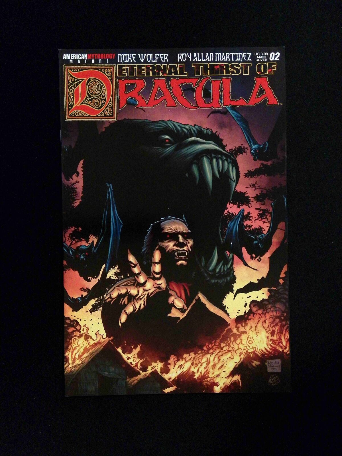 Eternal Thirst of Dracula #2  American Mythology Comics 2017 NM-