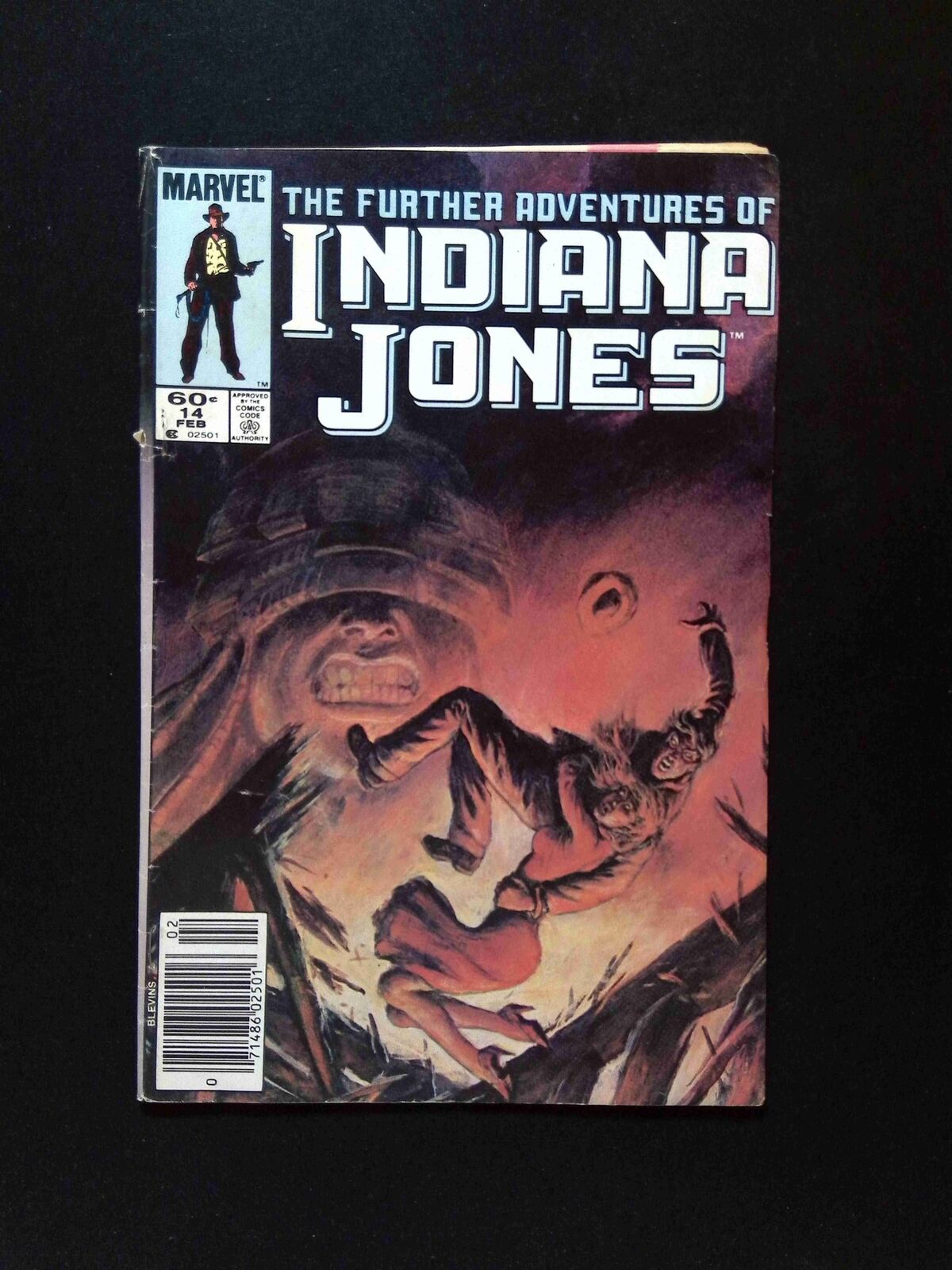 Futher Adventures of Indiana Jones #14  MARVEL Comics 1984 VG+ NEWSSTAND