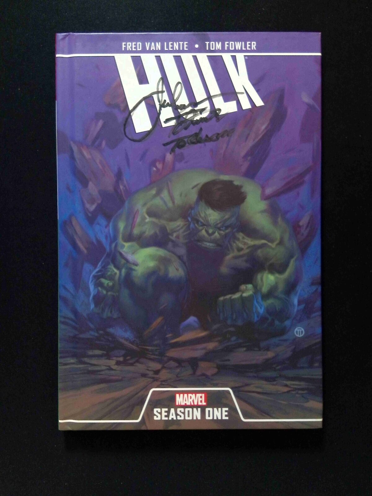 Hulk Season One HC #1  MARVEL Comics 2012 VF/NM  Signed BY JULIAN TOTINO TEDESCO