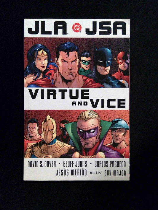 JLA/JSA Virtue and Vice #1-1ST  DC Comics 2002 VF-  HC