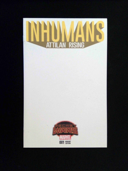 Inhuman Attilan Rising #1E  Marvel Comics 2015 NM  Blank Variant