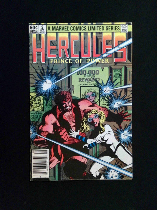 Hercules Prince of Power #2  Marvel Comics 1982 FN/VF Newsstand