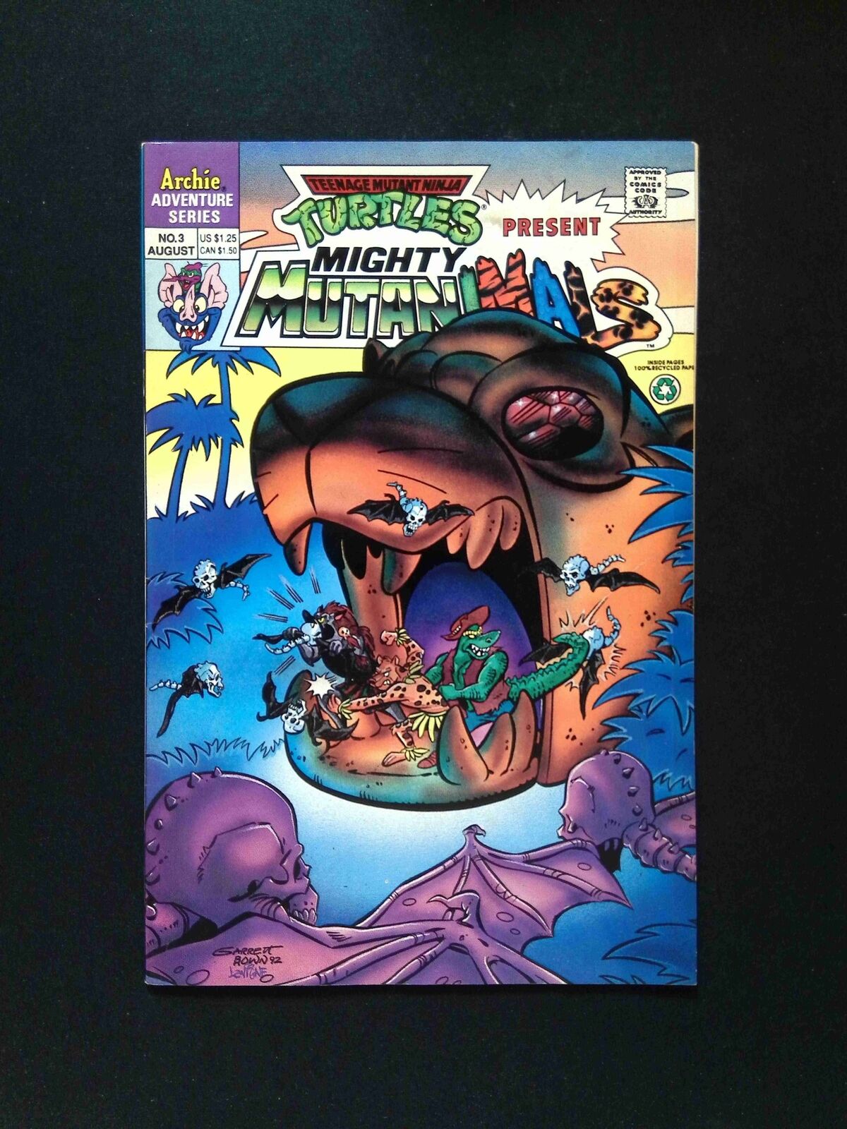 Mighty Mutanimals #3 (2ND SERIES) ARCHIE Comics 1992 VF-
