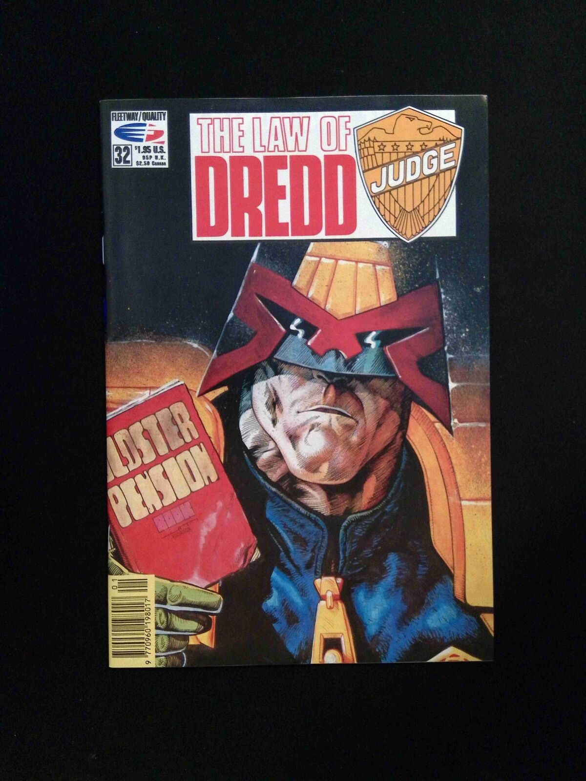 Law Of Dredd #32  Fleetway/Quality Comics 1992 VF/NM Newsstand