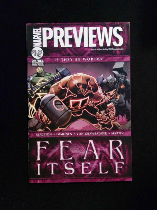 Marvel Previews #91  Marvel Comics 2011 VF/NM