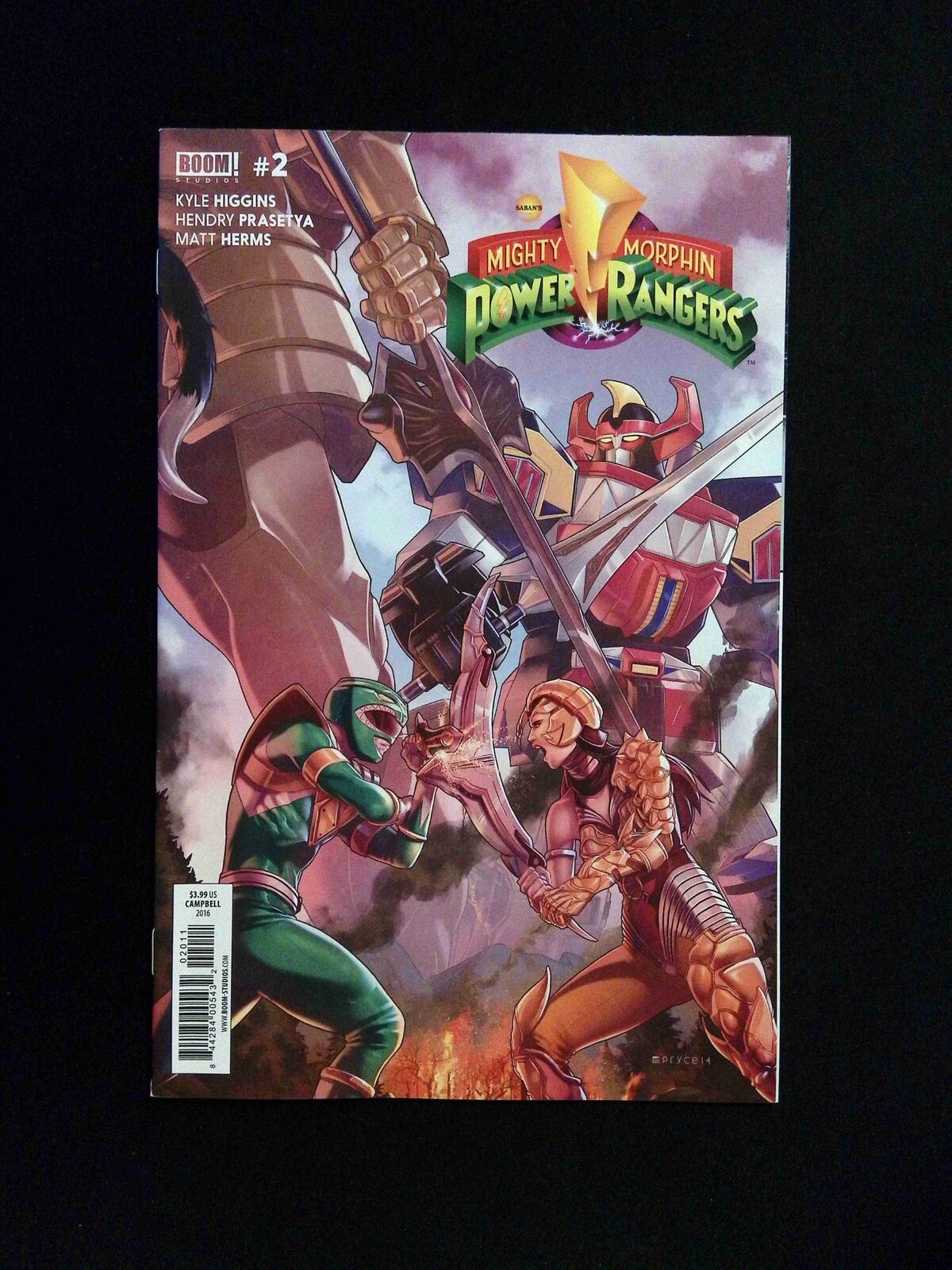 Mighty Morphin Power Rangers #2  Boom Comics 2016 NM