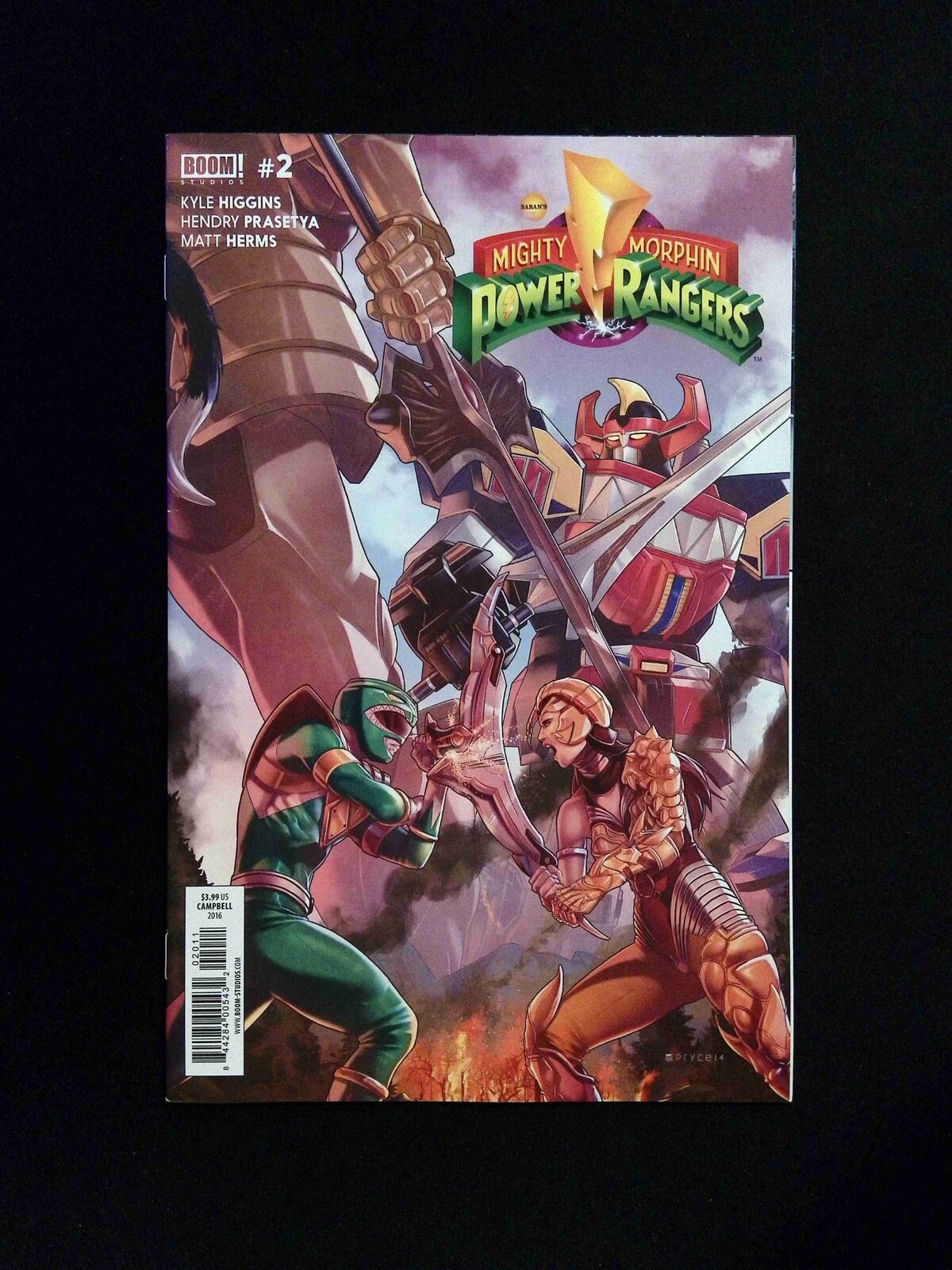 Mighty Morphin Power Rangers #2  Boom Comics 2016 VF/NM