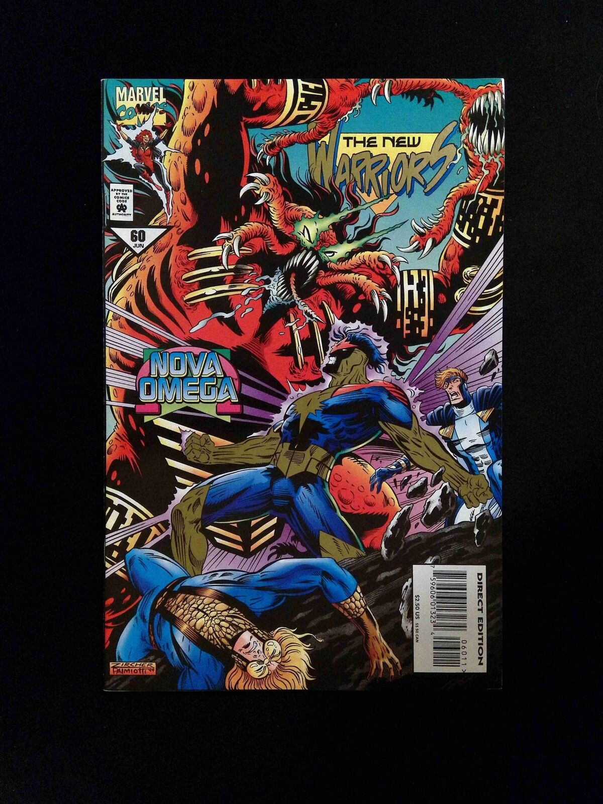 New Warriors #60  Marvel Comics 1995 VF